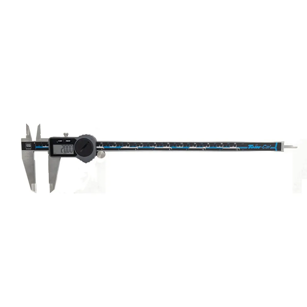 Twin-Cal IP40 Universal Digital Caliper Square Depth Rod 300mm (0-6″) With Thumb Roller.